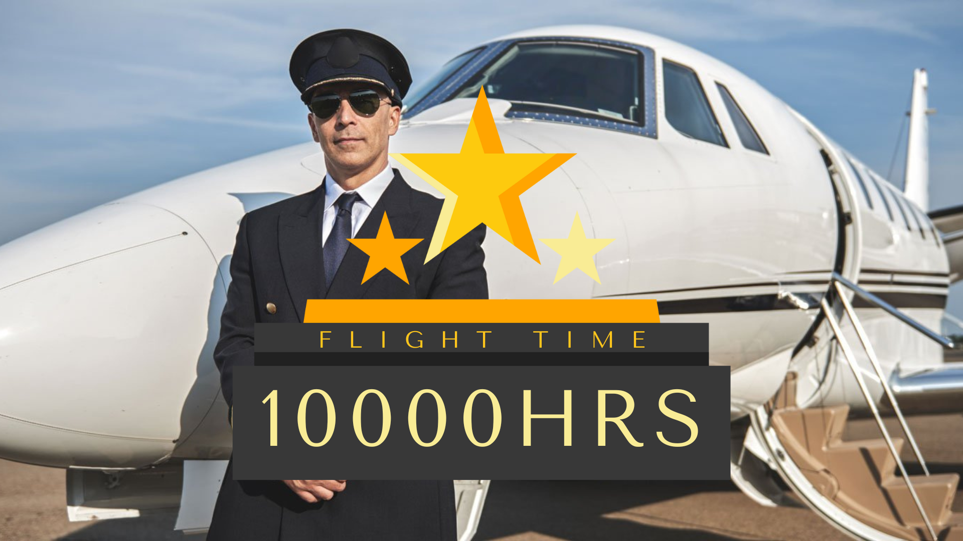 Awarded for completing 10,000 flight hours