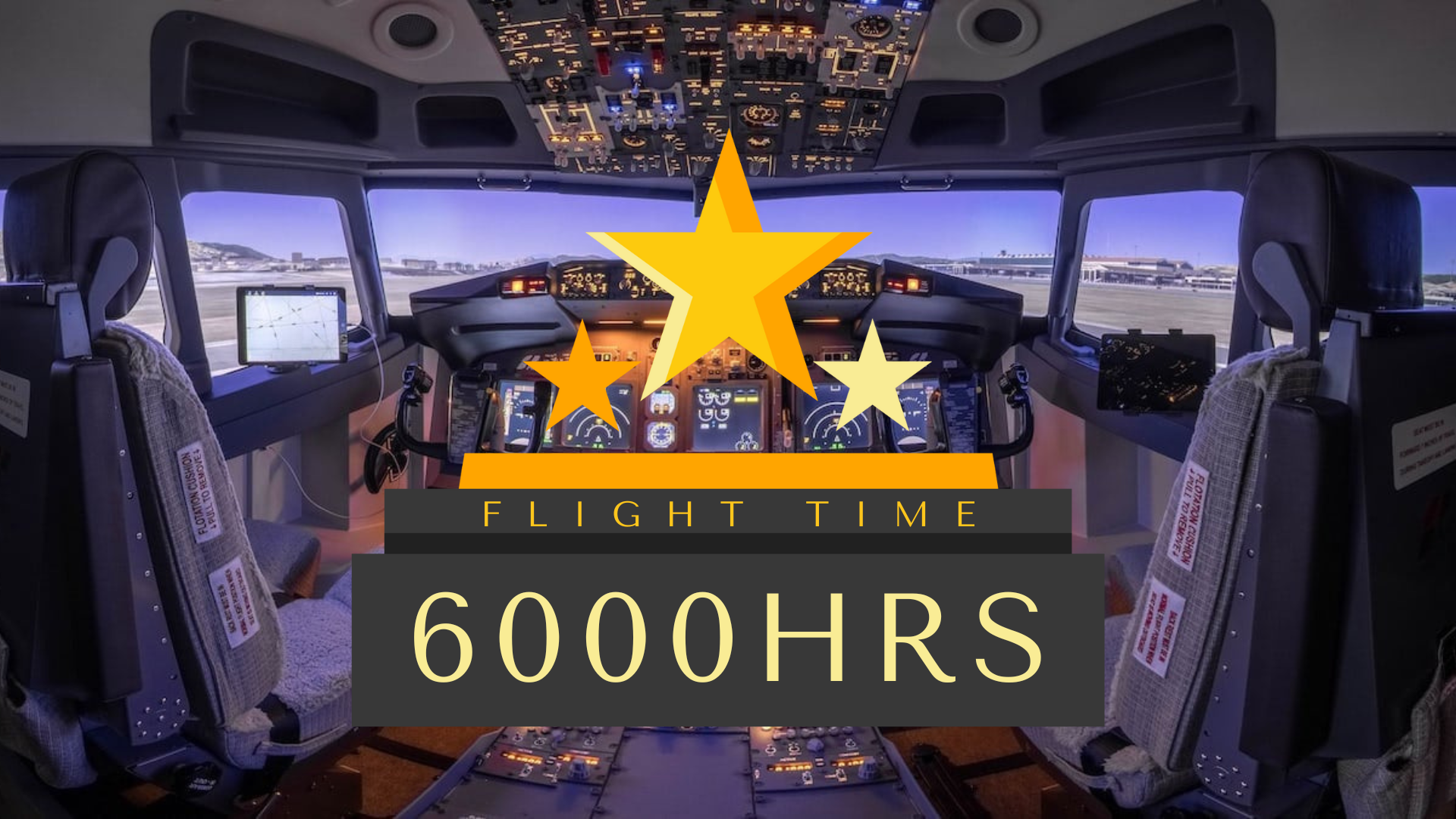 Awarded for completing 6000 flight hours