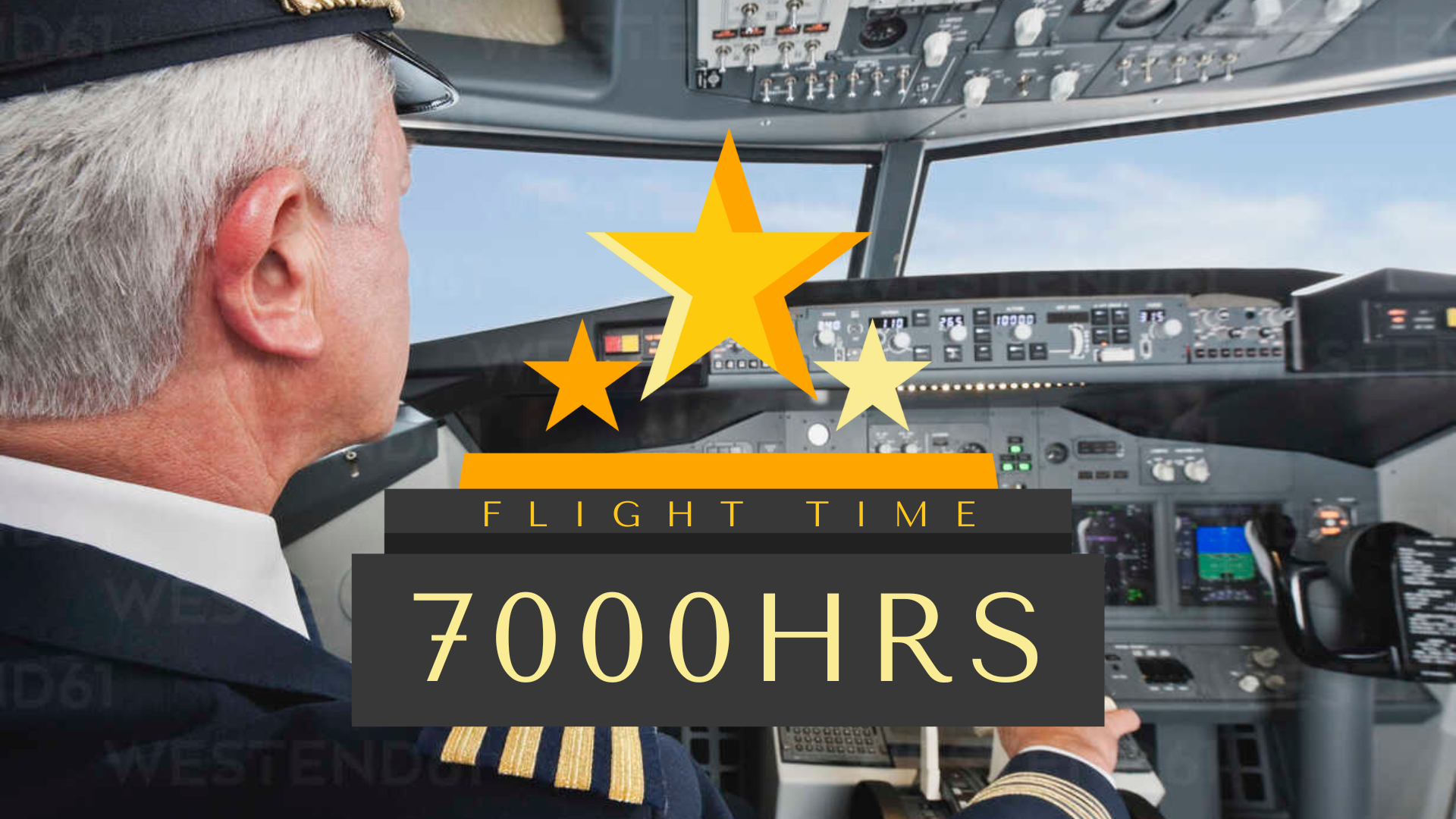 Awarded for completing 7000 flight hours